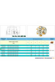 Plato de Fresar TK90 APKT 1604 2