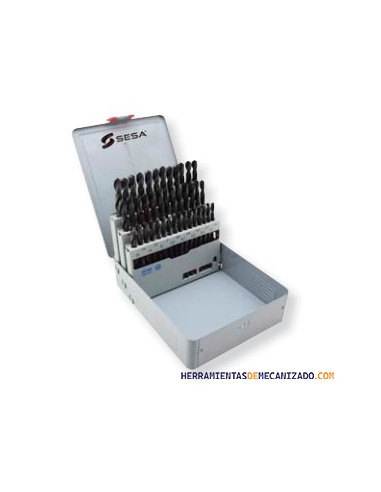 Estuche de Brocas 1-13 x 0,25mm 49pzas HSS-G