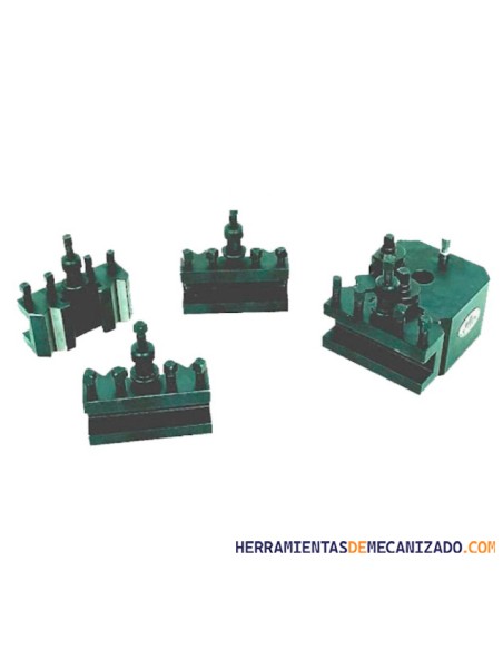 Kit Torreta Lardi + 4 Portaherramientas para Torno