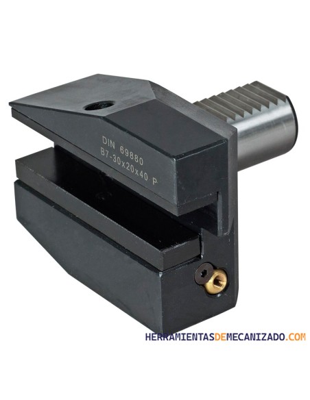Portaherramientas VDI B7 radial derecho DIN 69880 | Largo para torno CNC