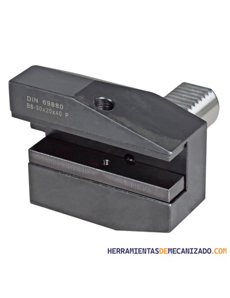 Portaherramientas VDI B8 radial izquierdo DIN 69880 | Largo para torno CNC