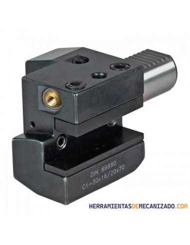 Portaherramientas VDI C1 Axial Derecho Corto DIN 69880