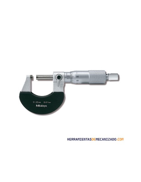 Micrómetro Mitutoyo Analógico 0-25mm 102-301
