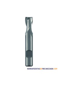 Fresa HSS 2 labios | Fresa de acero rápido para fresado CNC