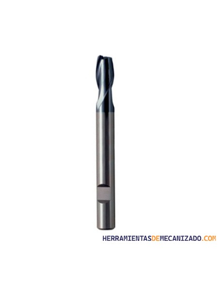 Fresa Hss-Co 2 Labios TiAlN PV200 Serie Larga Osawa TAWL2
