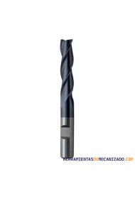 Fresa Hss-Co 3 Labios TiAlN PV200 Serie Larga Osawa TAWL3
