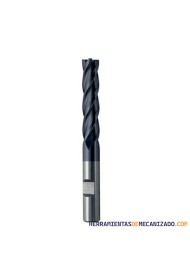 Fresa Hss-Co 4 Labios TiAlN PV200 Serie Larga Osawa TAWL4