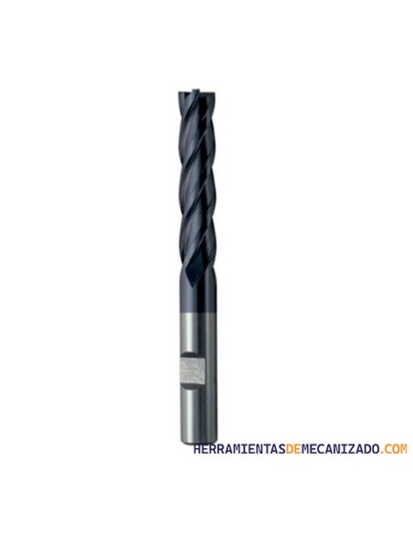 Fresa Hss-Co 4 Labios TiAlN PV200 Serie Larga Osawa TAWL4