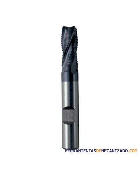 Fresa Hss-Co 4 Labios TiAlN PV200 Desbaste Osawa TAWSFR