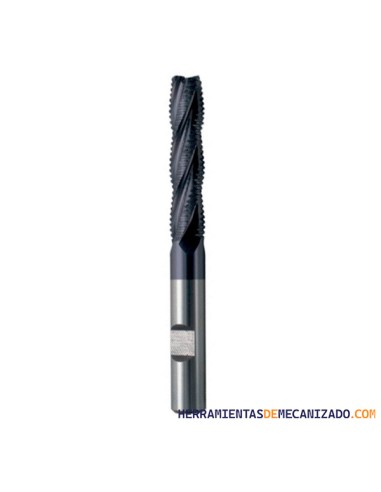 Fresa Hss-Co 4 Labios TiAlN PV200 Serie Larga Desbaste Osawa TAWLFR