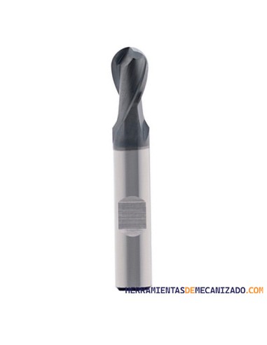 Fresa Hss-Co 2 Labios TiAlN PV200 Punta Bola Osawa TAWSB2
