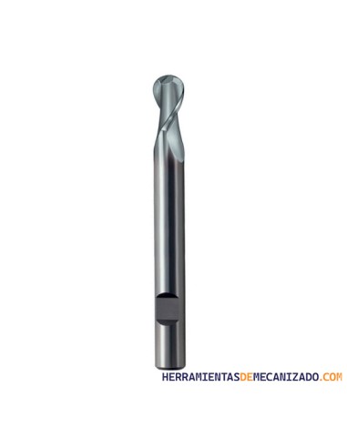 Fresa Hss-Co 2 Labios Serie Larga Punta Bola Osawa WLB2