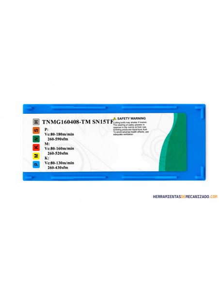 Plaquita TNMG 160408-TM SN15TF