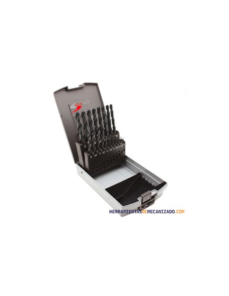 Estuche de Brocas 1-13 x 0,5mm 25pzas HSS