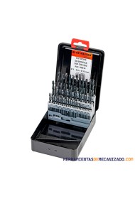 Estuche de Brocas 1-5,9 x 0,1mm 50pzas HSS