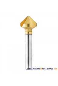 Avellanador 3 Cortes 60º HSS-Tin