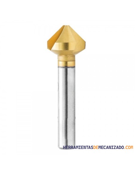 Avellanador 3 Cortes 60º HSS-Tin