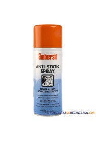 Ambersil Anti Static Spray inhibidor de acumulación estática.