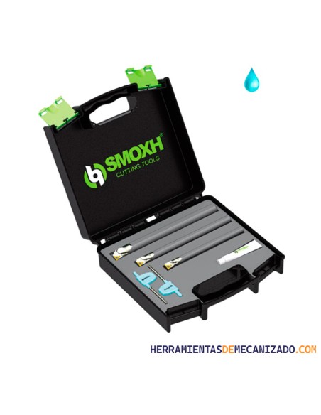 Set Portaherramientas E-STUCR (93) Metal Duro Refrigeración