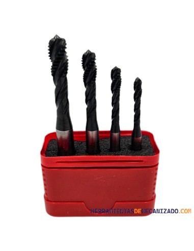 Kit de Machos de Máquina Métrica Helicoidal 4040