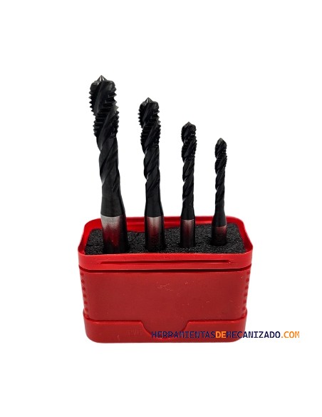 Kit de Machos de Máquina Métrica Helicoidal 4040