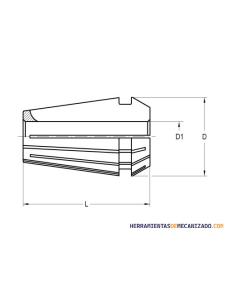 Pinza ER40 Estándar DIN6499-B