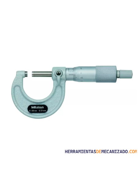 Micrómetro Mitutoyo Analógico 0-25mm 103-137