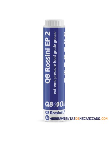 Grasa Q8 Rossini EP2 Uso Alimentario Cartucho 400 g