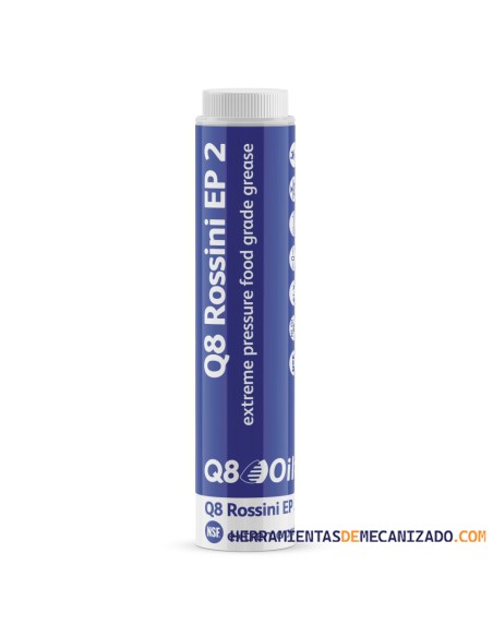 Grasa Q8 Rossini EP2 Uso Alimentario Cartucho 400 g