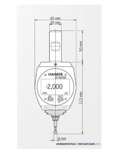 Palpador Haimer 3D Digital