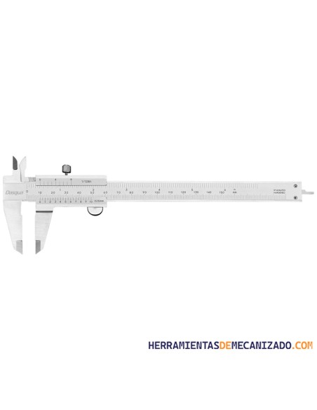 Calibre Analógico Dasqua 0-150 1120-3115