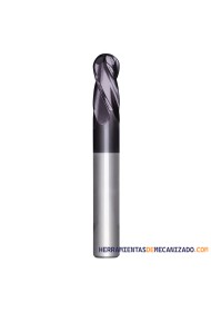 Fresa Metal Duro 4 Labios Punta Bola Osawa G2CSB4
