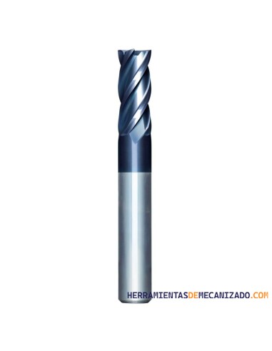 Fresa Metal Duro 4 Labios Serie Larga Osawa G241