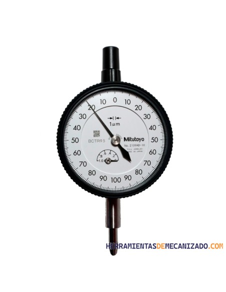 Reloj Comparador Mitutoyo 2109AB-10 0-10 / 0,001mm
