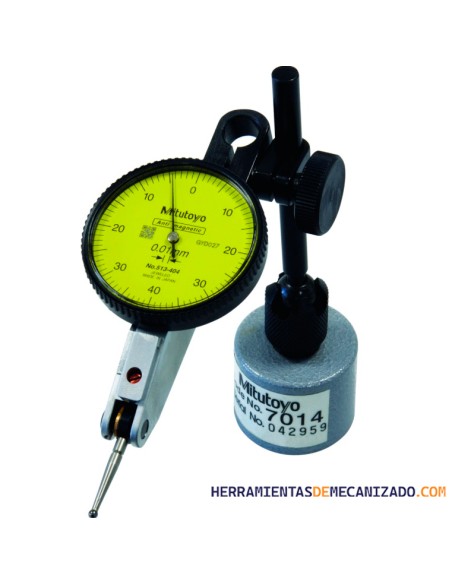 Conjunto Soporte + Reloj Comparador Oscilante Mitutoyo