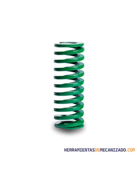 Muelle de Matricería Verde Carga Ligera DIN.10243 D-32 a D-51