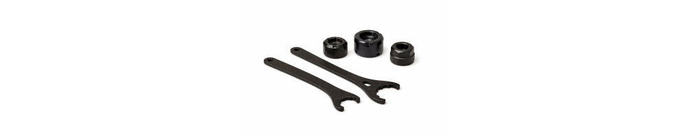Llaves y tuercas para pinzas de mecanizado CNC