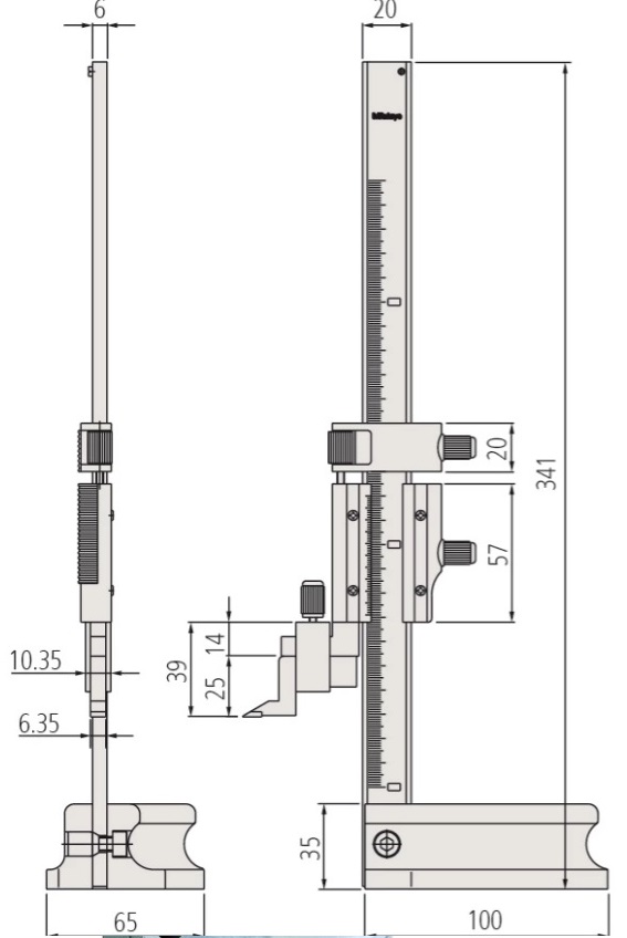 Calibre Mitutoyo Altura