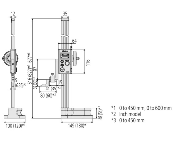 Calibre altura digital Mitutoyo