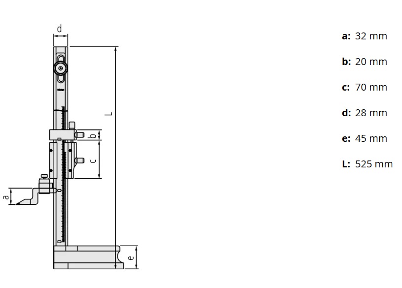 Calibre Mitutoyo Altura 514-102