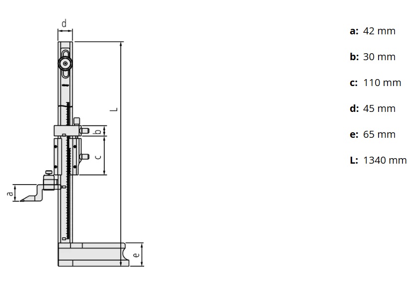 Calibre Mitutoyo Altura 514-108