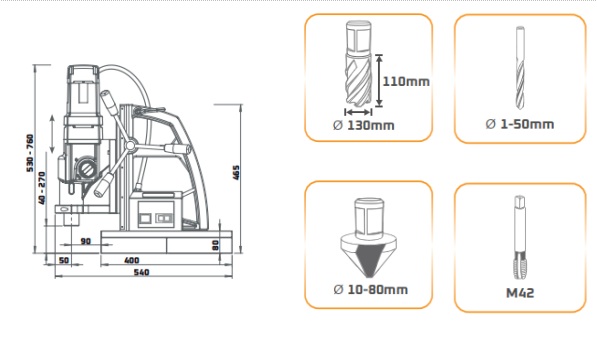 TALADRO rotabest rb130b